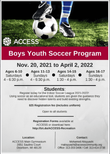 Boys Youth Soccer Program