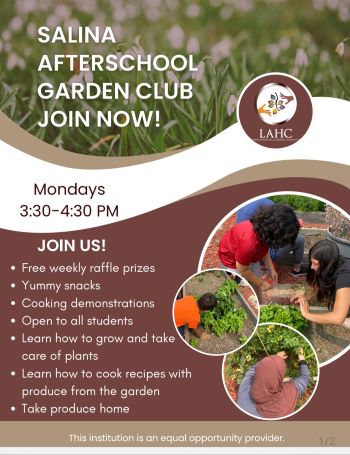 Salina Afterschool Garden Club