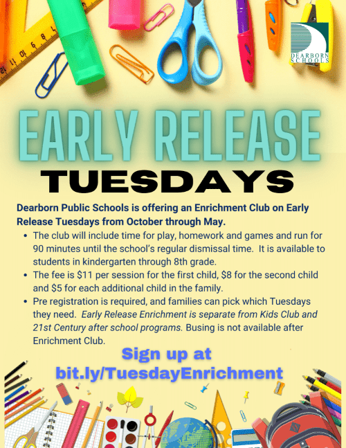 Tuesday Early Release Program